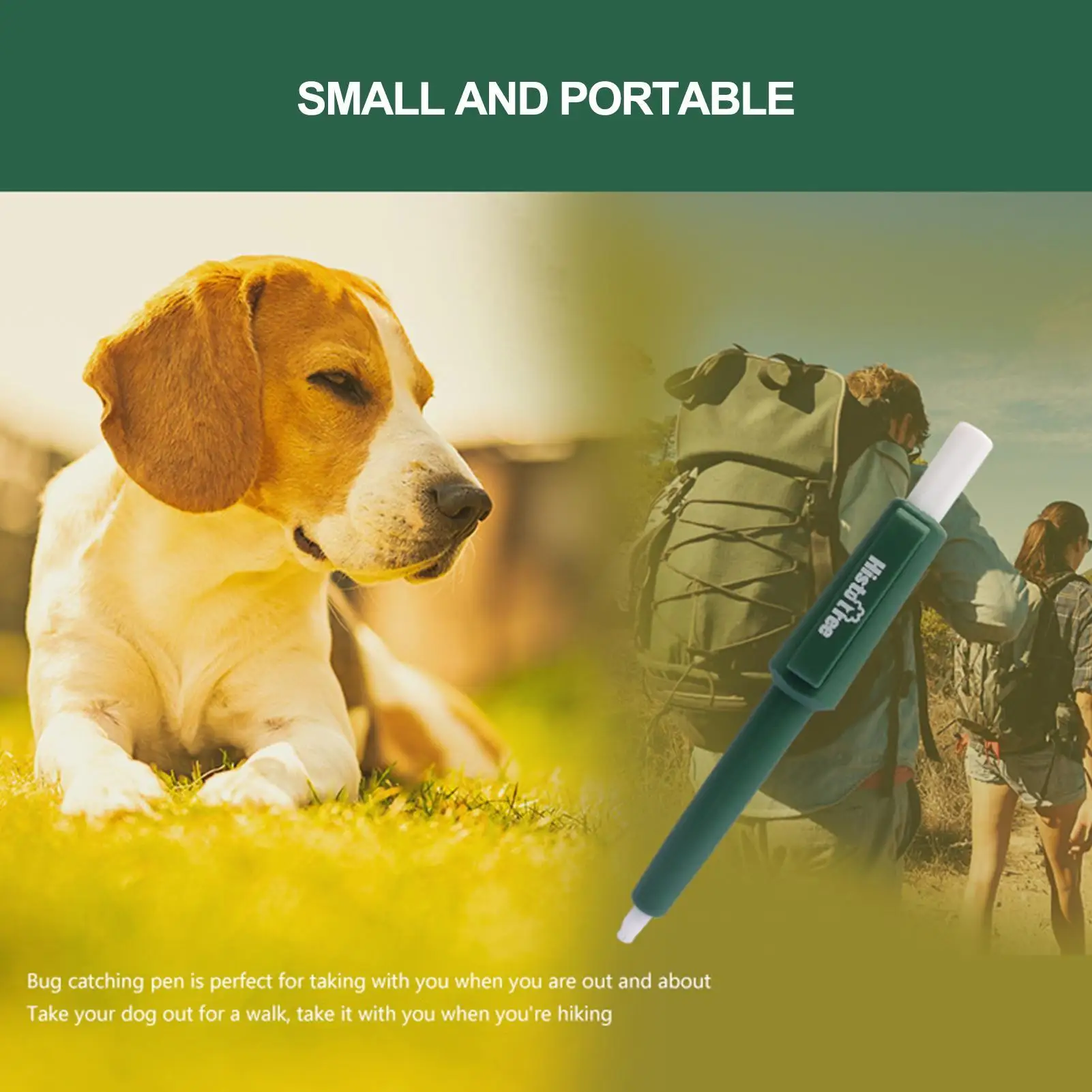 Pet Tick Remover Tool Durable Family Pet Flea Control Waterproof Portable Rustproof Tick Removal Pen For Cat Dog And Humans view 2