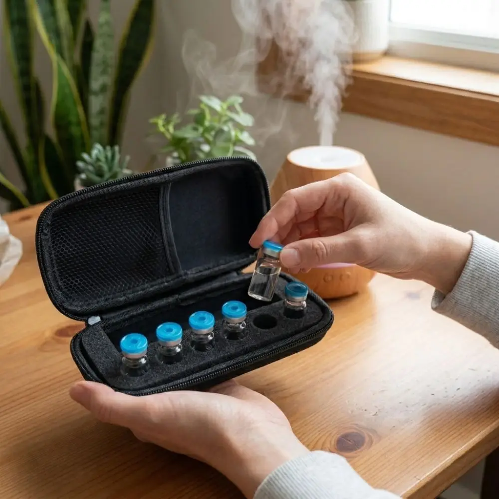 Waterproof Insulin Vial Storage Case Shockproof Wear-resistant Insulin Vial Protector Dust-proof Foam Protective