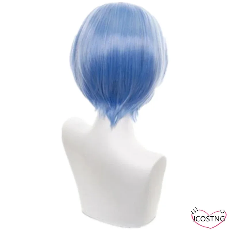 2025年 yiyiAnime SK8 ランガ コスプレウィッグ グラデーションブルー ショートストレート ミドルパート ミルレヘア 耐熱 SK8 the Infinity SK エイジ
