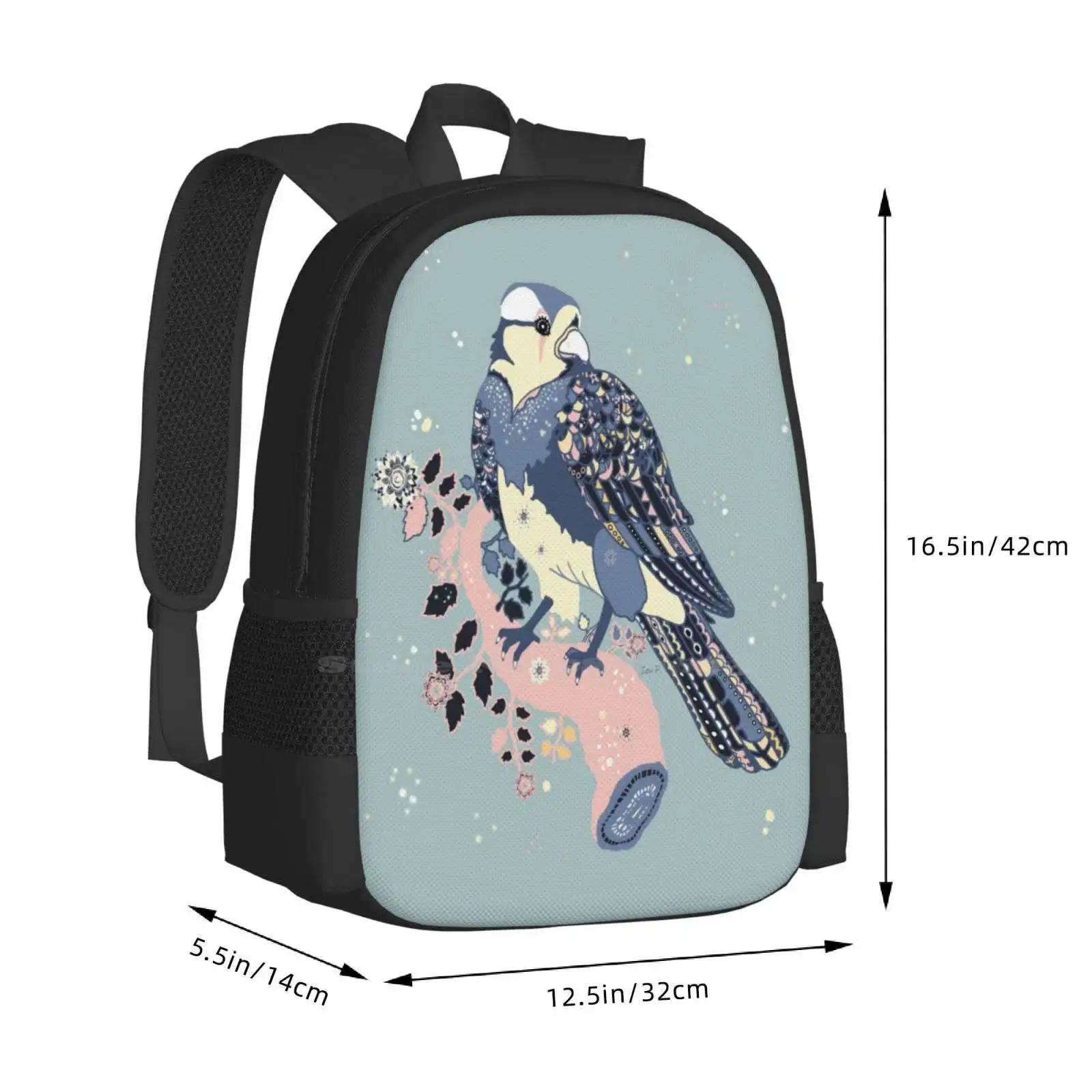 Sweet Robin-mochila moderna con ilustración artística de naturaleza, gran oferta, bolsos de moda, bosque dulce, Flora botánica, flores, árbol