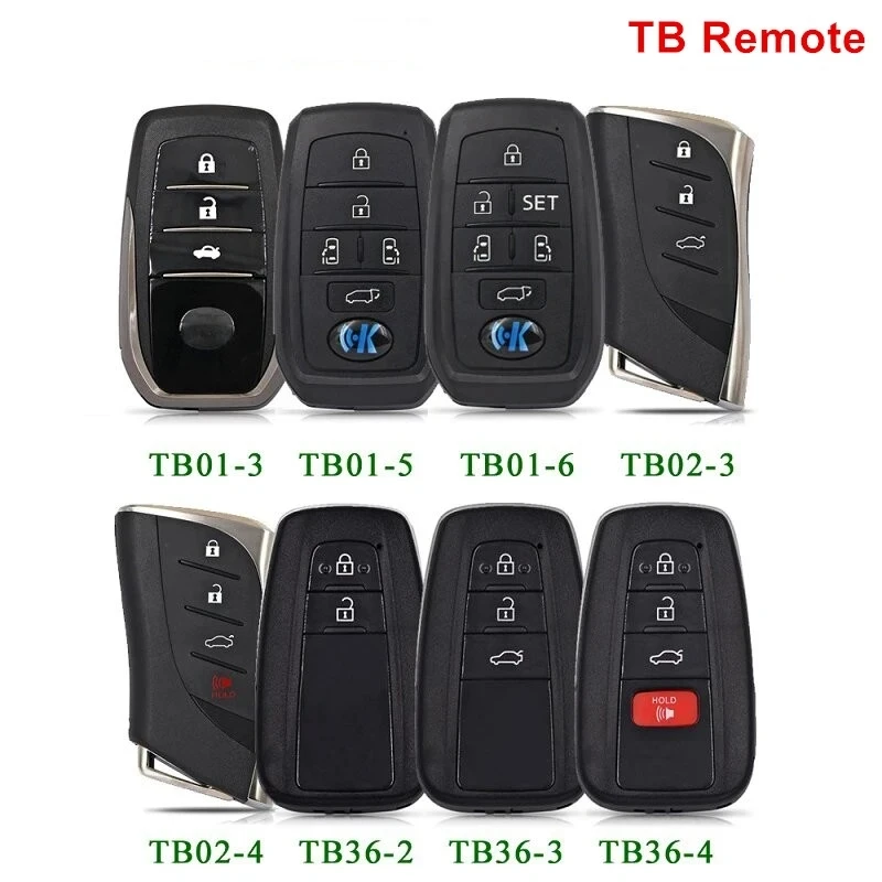 

KEYDIY KD 8A TB Smart Key Remote TB01 TB02 TB36 for Toyota Corolla RAV4 for Lexus ES GS FCCID:0020 0410 2110 F43 0351 0010 0440