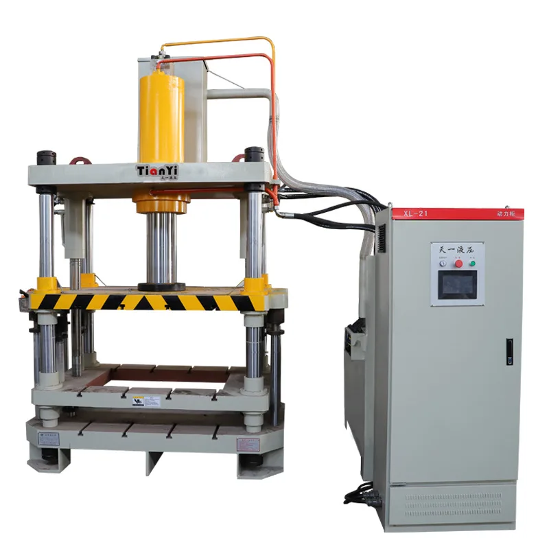 120 tons vacuum insulation board forming machine, insulation board powder forming machine 120t four-column hydraulic press