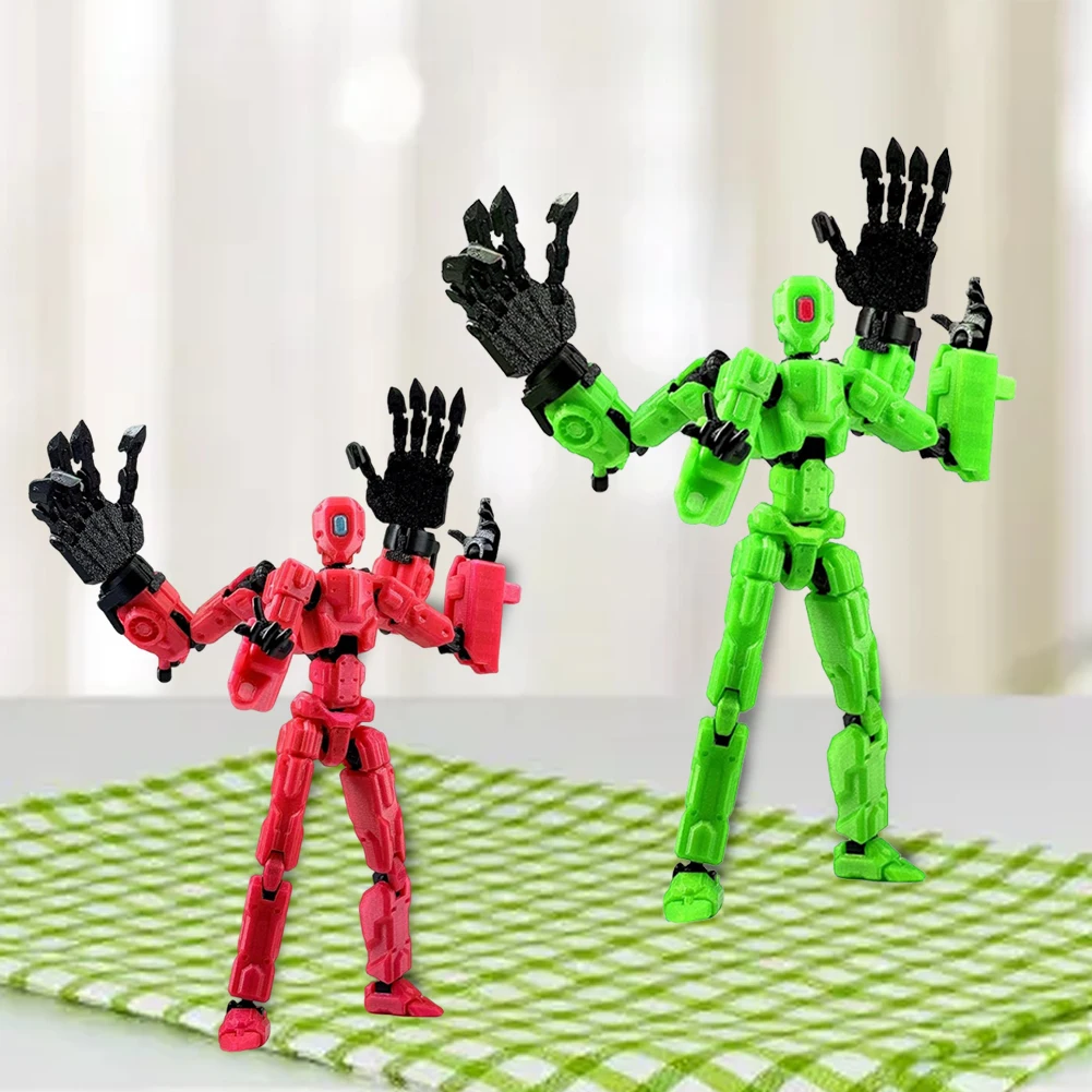 8 بوصة T13 نوفا 13 عمل أرقام ثلاثية الأبعاد مطبوعة متعددة المفاصل المنقولة أرقام ثلاثية الأبعاد مطبوعة المنقولة Shapeshift روبوت لهدايا الصبي #2