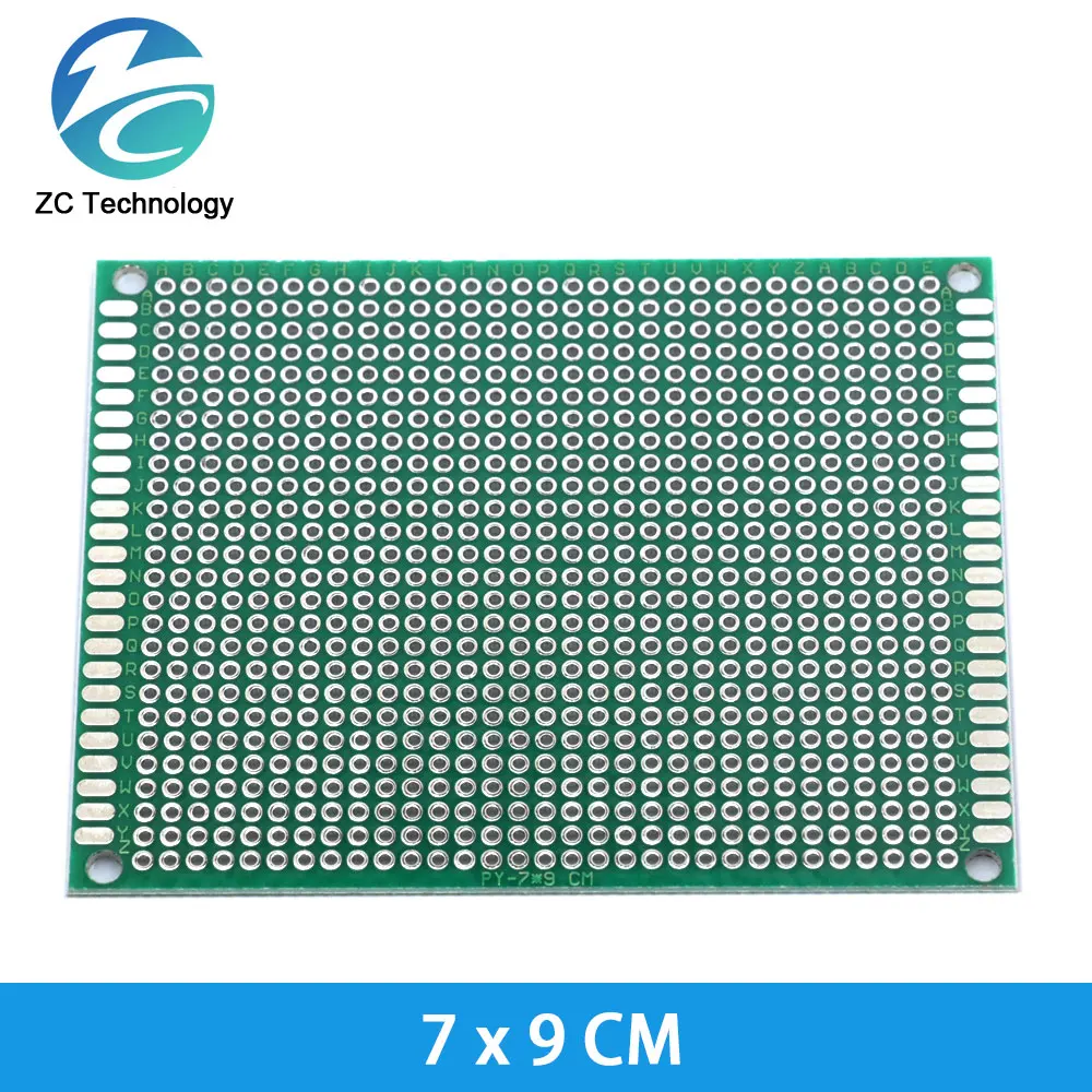 7x9 6x8 5x7 4x6 3x7 2x8cm Double Side Prototype Diy Universal Printed Circuit PCB Board Protoboard 9*15 12*18