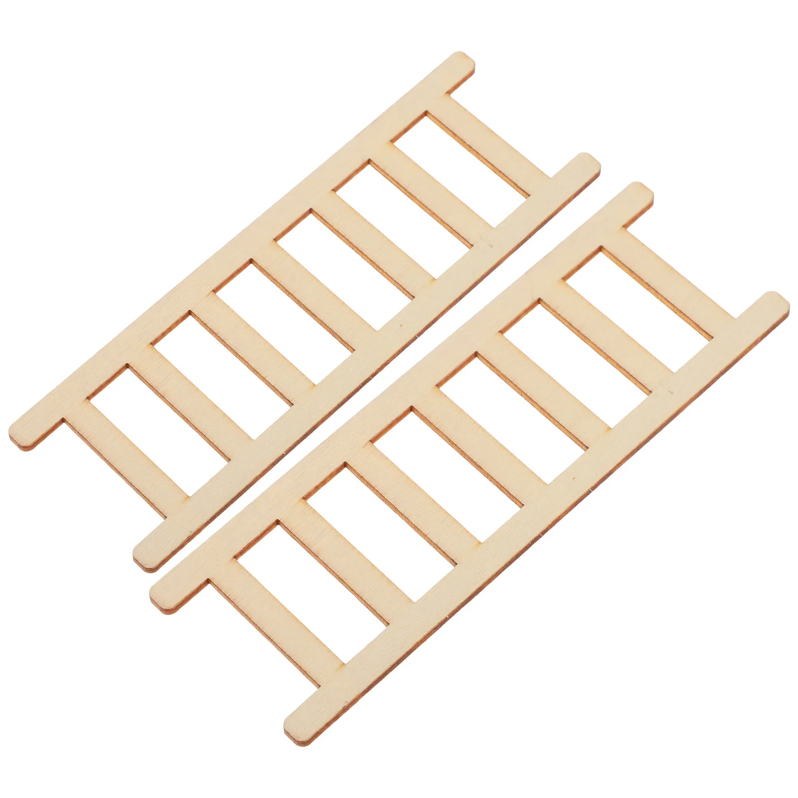 

2Pcs Wooden Mini Ladder Decor Simulation Mini Ladders for DIY Craft Bonsai Display Layout Accessories Miniature Ladders