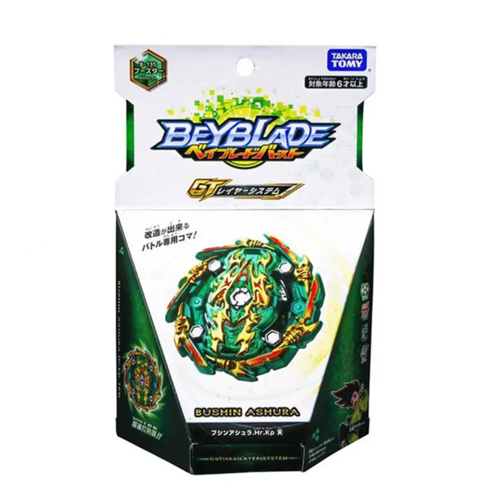 Original Takara Tomy Beyblade Burst GT B-135 Booster Bushin Ashura .Hr.Kp.Ten​​​