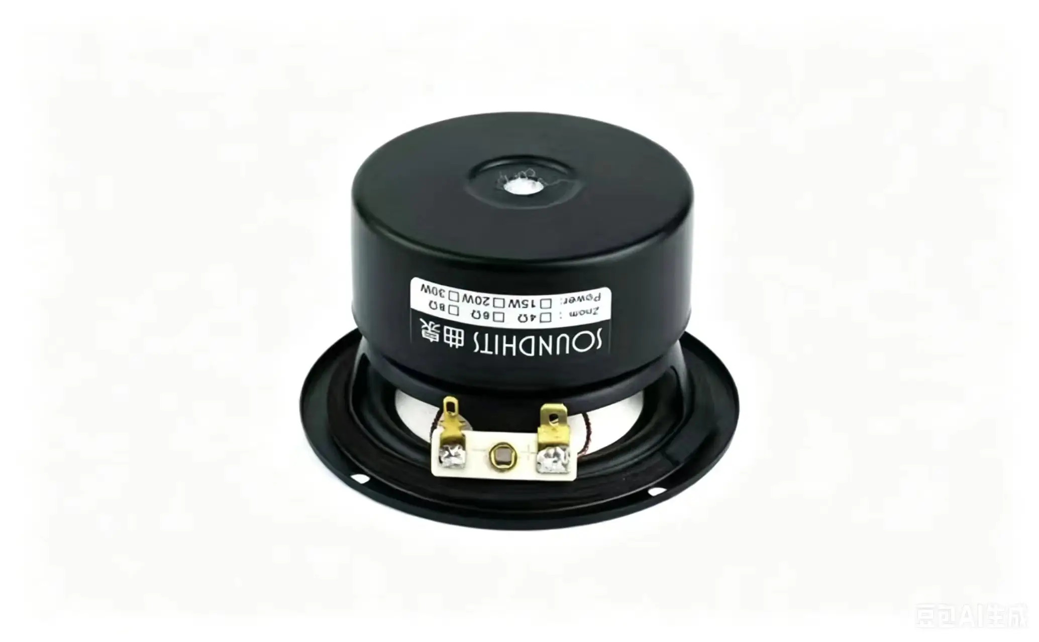 Original Soundhits SQ-302R/SQ-305R 3\'\' Full Range Frequency Speaker Paper Cone Magnet Shielded 4ohm/15W Round