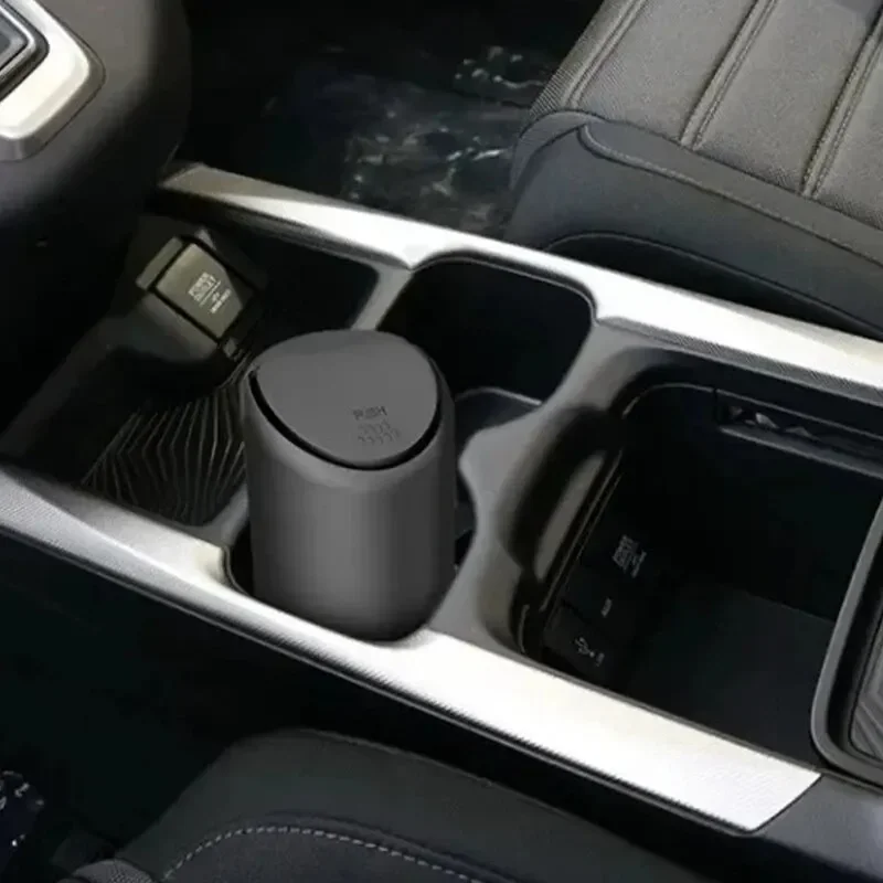 Bote de basura para coche, estuche protector de silicona para polvo, contenedor de goma, organizador automático, caja de almacenamiento, accesorios Bo