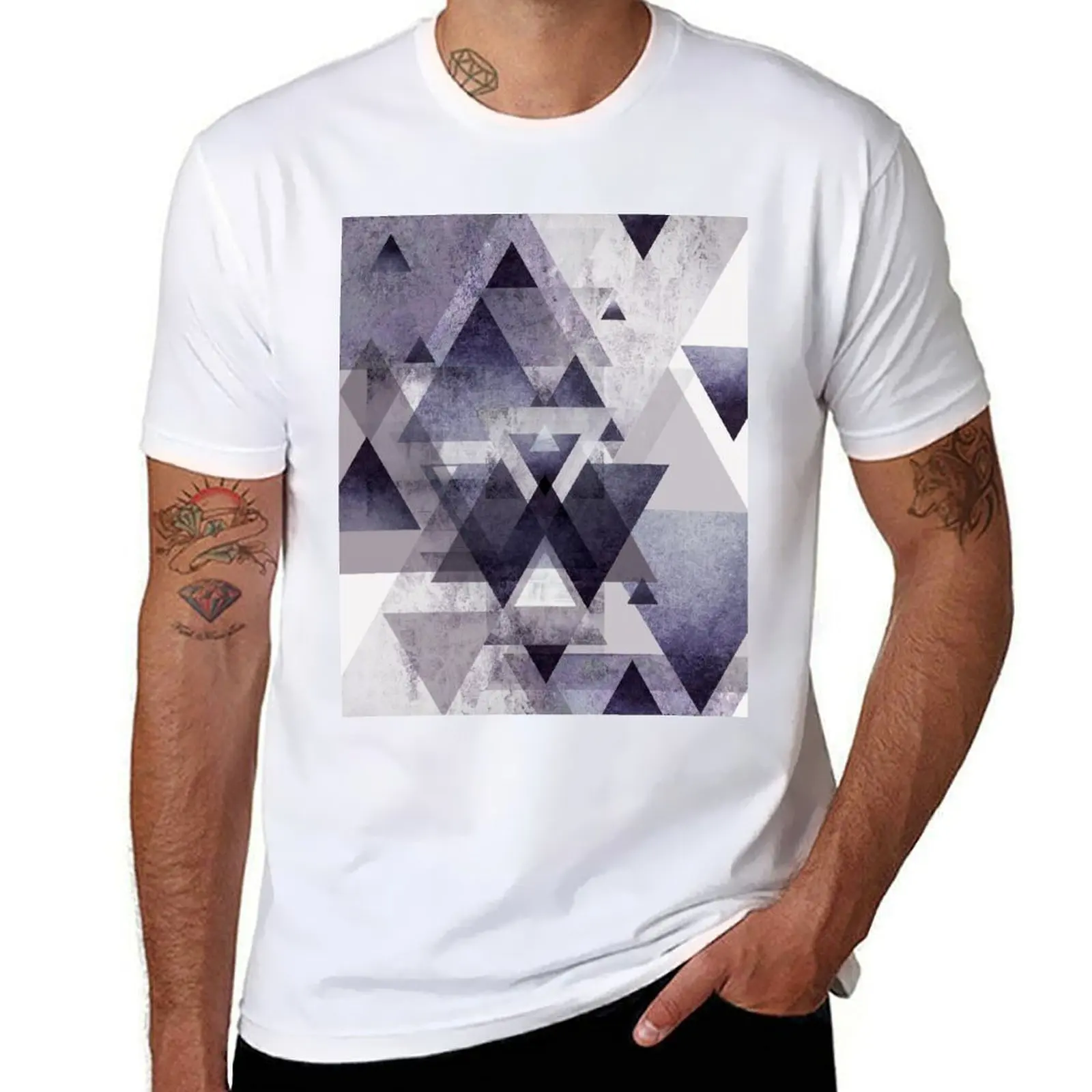 

Purple Geo T-Shirt man t shirt cotton t shirt man cotton t shirts for man graphic funny T-Shirt