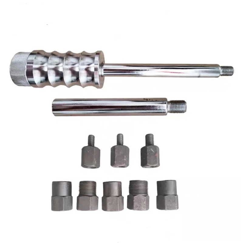 Diesel Common Rail Injector Puller with Slide Hammer 8pcs Joint Fuel Injector Pull Out Repair Tool