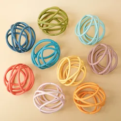 TYRY.HU 1pc Baby Silicone rodent Toy Ball Suitable Baby Teething Chew Silicone Beads DIY Teething Necklace Toys
