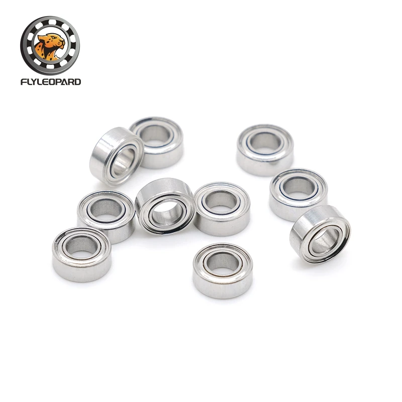 2PCS SMR84ZZ 4X8X3mm ABEC-7 Stainless Steel Deep groove Ball Bearings MR84 / L-840 ZZ