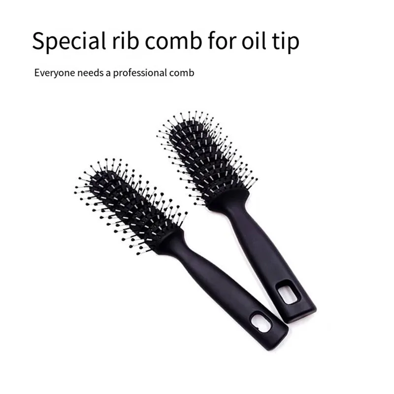 Spare Ribs Comb Professional Fluffy Styling Comb Home Curls Comb Nine Rows Hair Hair Brush Skin Massage Comb Barber Comb