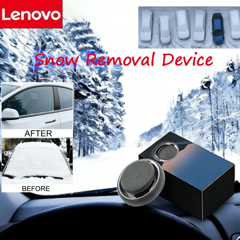 

Lenovo Ice Remover Device Melting Snow Prevent Freezing Solar Power Supply Winter Windshield Efficient Deicing Tool For Car