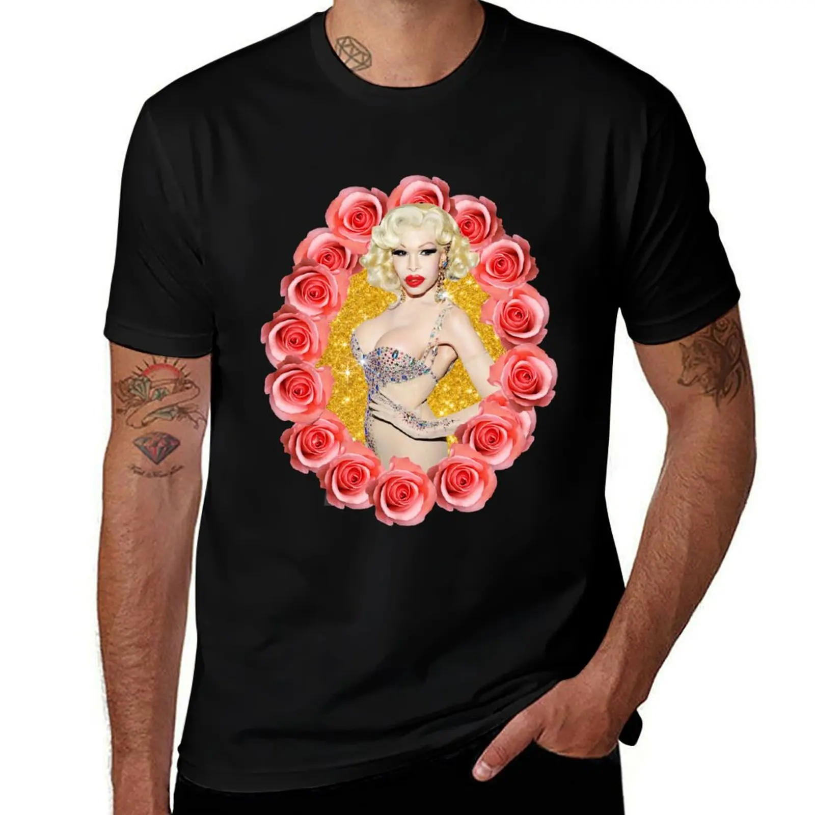 AMANDA LEPORE T-Shirt Active Wear Sports T-Shirt for Men