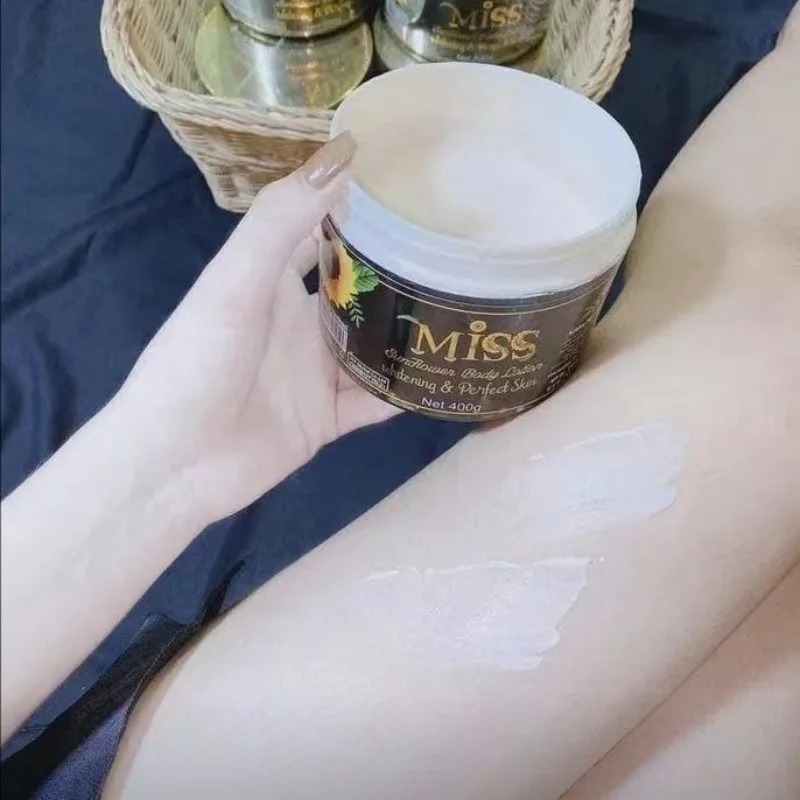 KEM BODY MISS THAI LAN Whitening Body Dark Skin Lightening Bright white 170g/400g Bottle