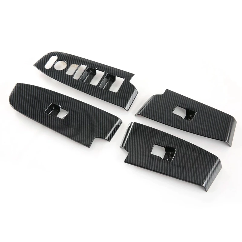 For Honda E:NS1 ENS1 2022 Carbon Fiber ABS Car Glass Switch Lift Button Cover Trim Car Styling