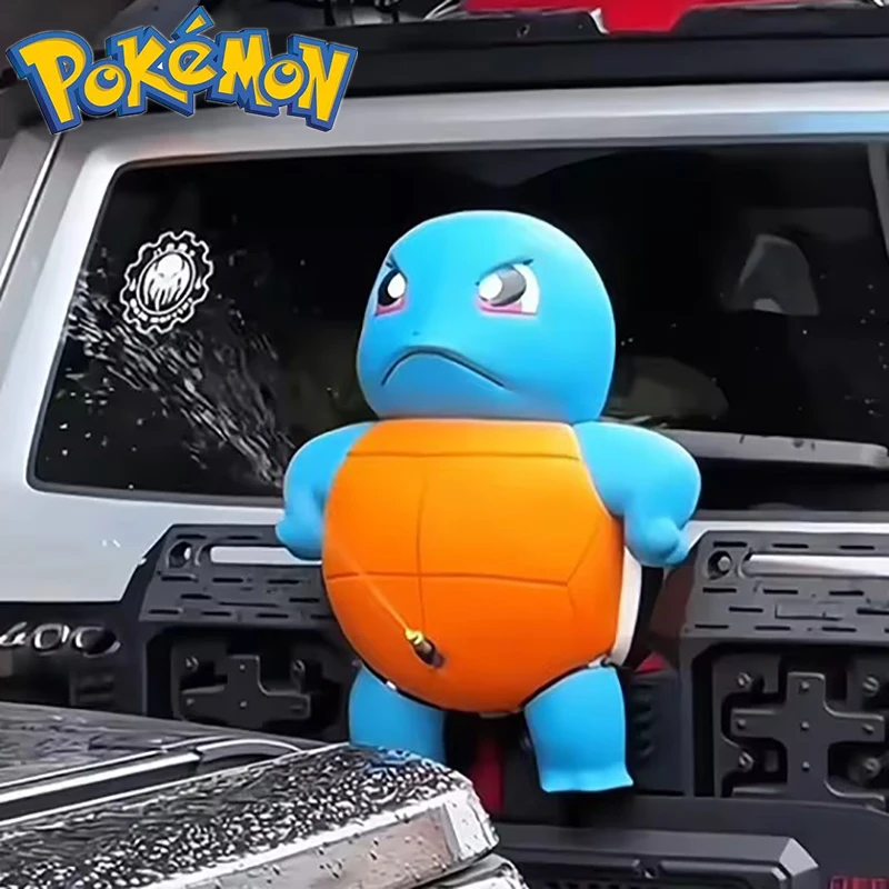 

New Anime Squirtle Will Spray Water Jenny Car Accessories Toys Spray Water Big Size Proud Cute Model Toys Car Decor Toy Gifts