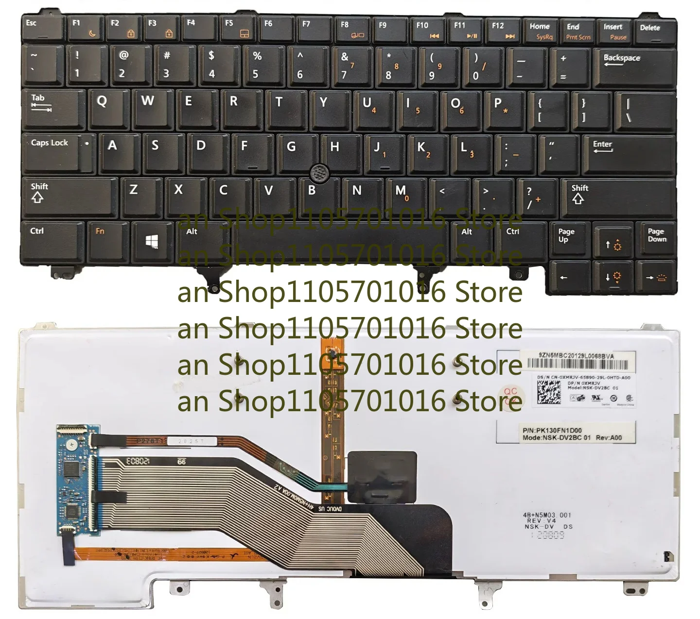 B=For US  JP laptop Keyboard Backlit With Pointer  Dell Latitude E5430 E6230 E6330 E6430 ATG E5420 E6320 E6420 E6430s Series