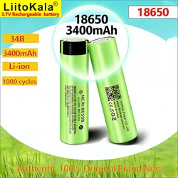 Liitokala 2025 NCR18650B 100% New Original 3.7v 3400mah 18650 Rechargeable Lithium Battery For Flashlight Batteries
