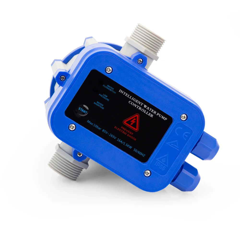Inteligentny sterownik pompy wody wysokiej jakości elektroniczny przełącznik przepływu wody przełącznik ciśnieniowy pompy wody 220V 1,1 kW 10bar G1Thread