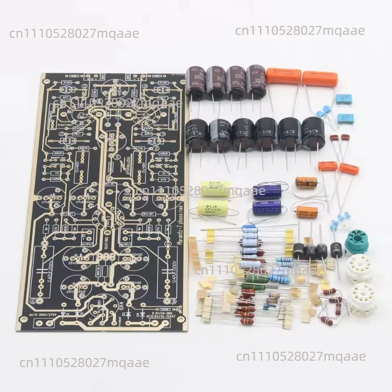 HiFi DIY M7 Tube Black Vinyl Phonograph  Board PCB Based on Marantz-7 Sound Amp Circuit