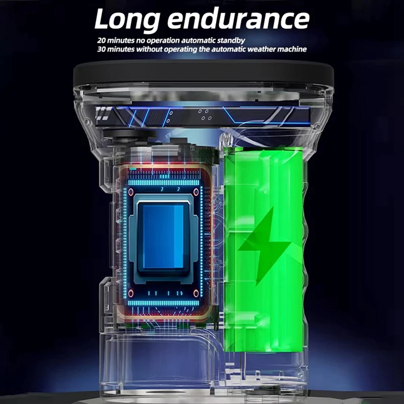 Microscopio portatile AA46 1000X per bambini Microscopi digitali tascabili ricaricabili con schermo 4K da 2,0 pollici Microscopio con lenti d'ingrandimento