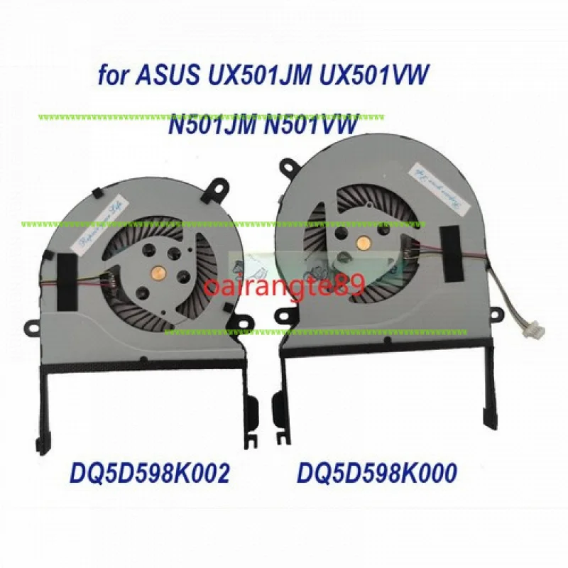 A + para ASUS UX501 N501 ZenBook UX501JM JW UX501VW N501JW N501VW CPU GPU ventilador enfriador