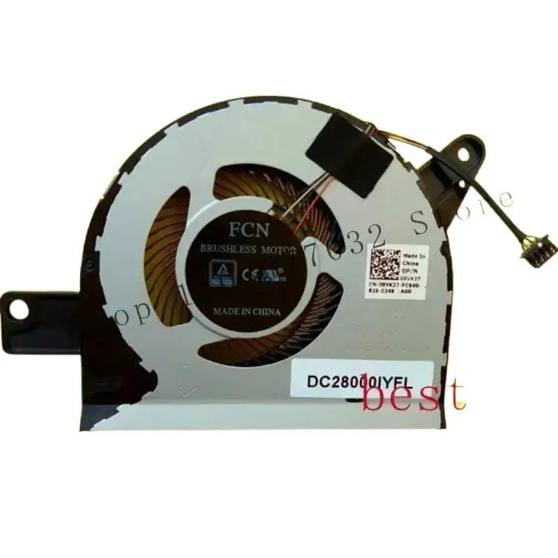 

` New Laptop CPU Fan For Dell Latitude 5580 15 5590 E5580 09VK27 EG50050S1-CA90- S9A DC28000IYSL /`Δ
