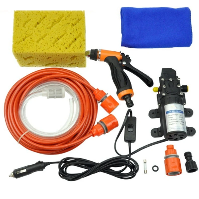 High Pressure Self-Priming Electric Car Wash Washer Water Pump 12V Car Washer Washing Machine Cigarette Lighter