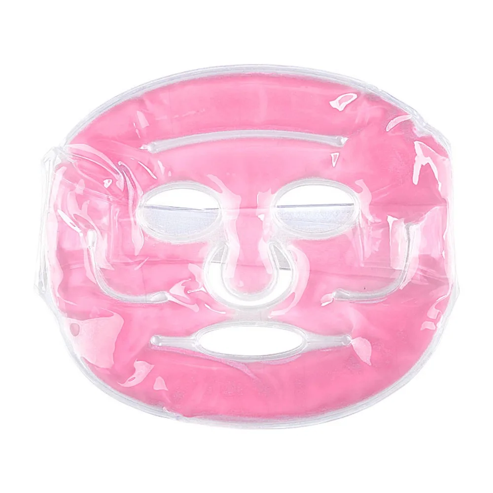 

Gel Beads Cold Face Eye Mask Full Face Sleeping Mask Ice Pack Reusable Cold and Hot Heat Face SPA Mask for Woman SPA Therapy