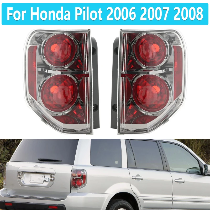 

Rear Tail Lamp Cover For Honda Pilot 2006 2007 2008 Car Taillight Housing Tail Light Without bulb 33501S9VA11 33551S9VA11