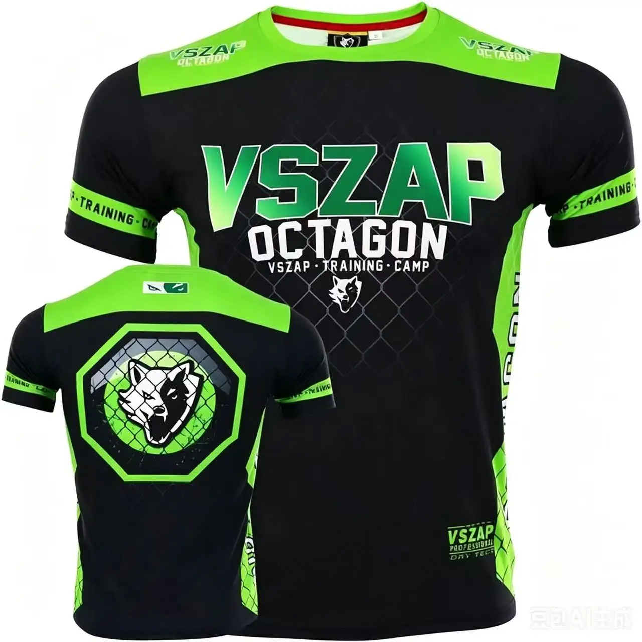 Herren 3D-gedrucktes, schnell trocknendes, atmungsaktives Sport-T-Shirt für Outdoor-Street-Boxen, Muay Thai, Training, Rundhalsausschnitt, für Eltern und Kinder – Detail 14