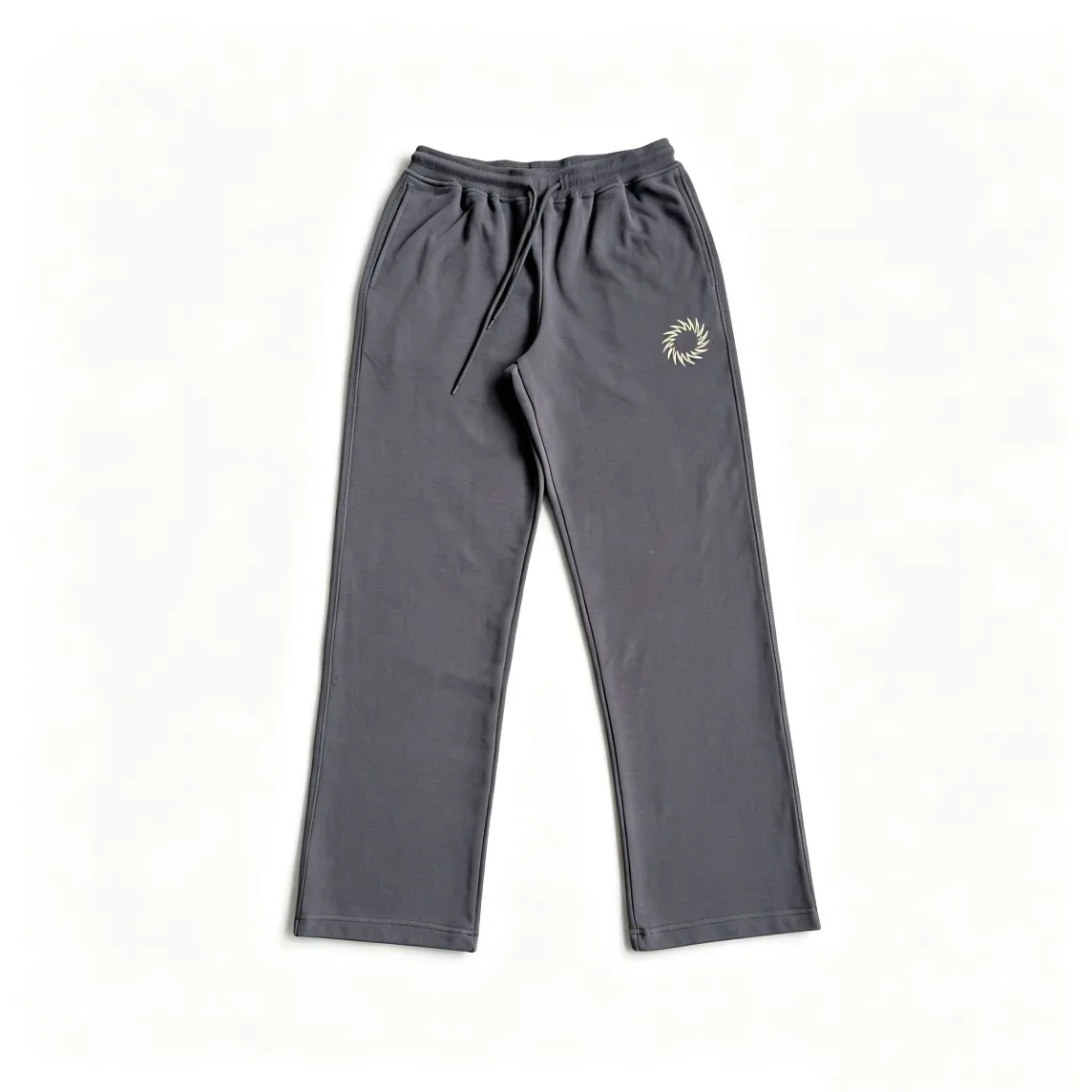 UVU Tokyo 26SS Limited Serrated Print Sports Loose Straight Casual Drawstring Elastic Sweatpants