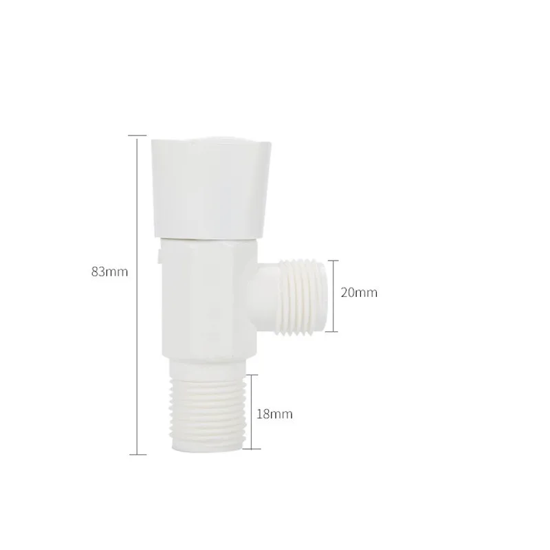 Plastic Angle Valve Faucet 1/2