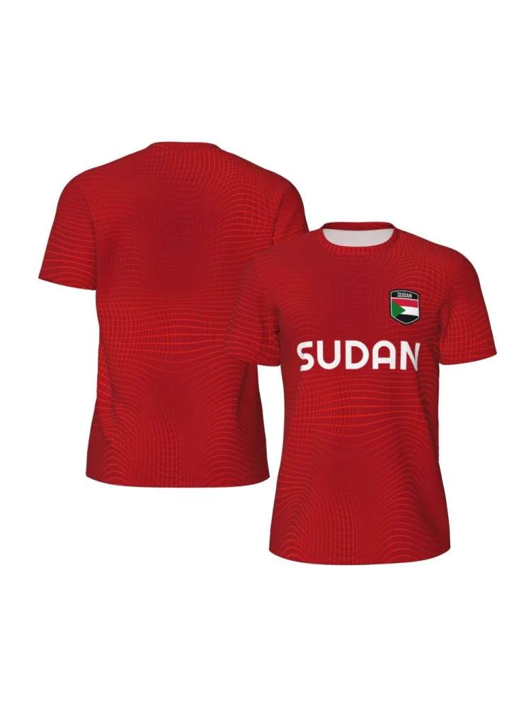 AliExpress Sugiuchi SUDAN Flag T-shirts Men Women Mesh Clothing Sports Breathable For Running Bike Tennis Fitness