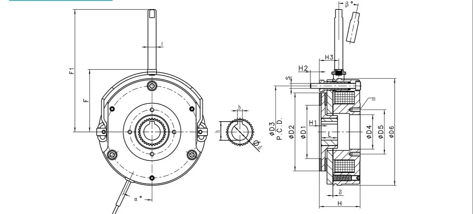 BN Series Electromagnetic Disabling Brake Accessories (BN18)
