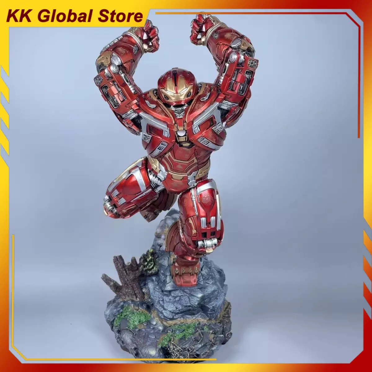 

52cm Marvel Avengers Hulkbuster Anime Figure Peripherals Statue Desktop Decoration Desktop Ornaments Birthday Gift Toys Kids