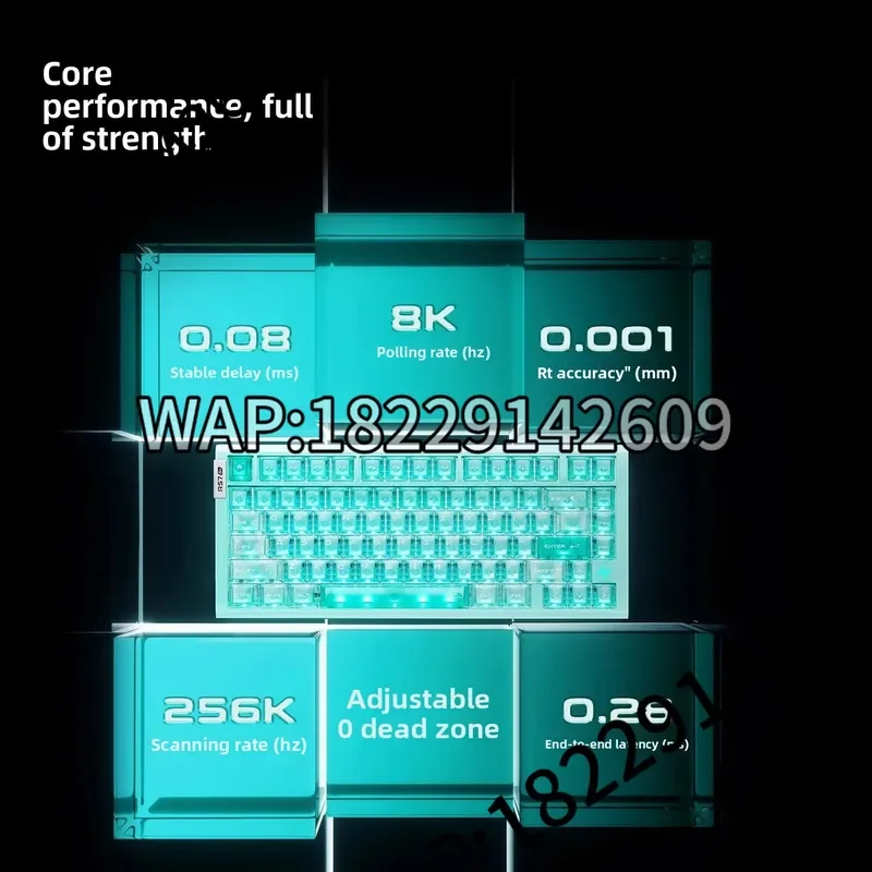 ATK RS7 Air Keyboard Magnetic Switch RT0.001 8KHz Gasket 81Keys Wired E-sports Mechanical Keyboard PC Gamer Accessories Gifts