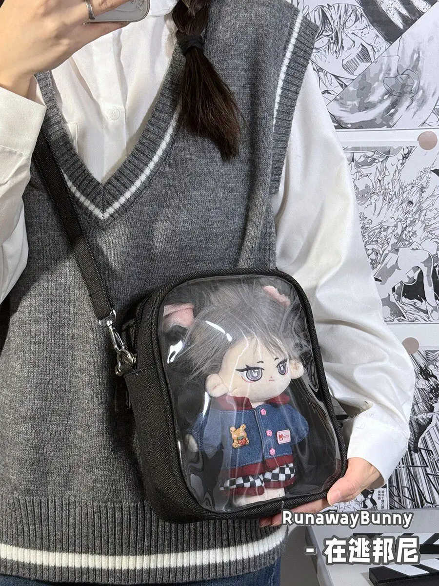 Denim Japanese School Supply Two-dimensional High-value Single Shoulder Crossbody 20cm Baby Bags Small Food Double-sided Lta Bag