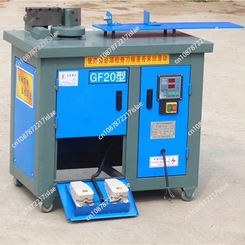 GF20 Portable Electric Steel Bending Machine 380V Hydraulic Rebar Bending Machine Bendable Bar Diameter 20mm