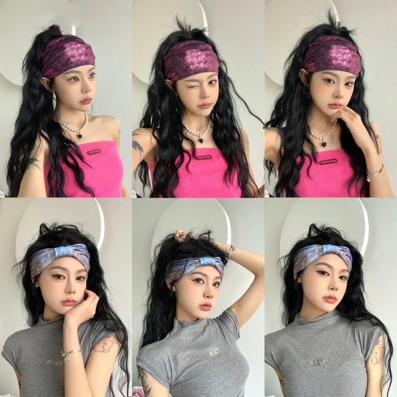Paisley Headband Elastic Hair Band For Women Life Tree Turban Twist Wide Head Wrap Yoga Sports Fitness Makeup Boho Headwear