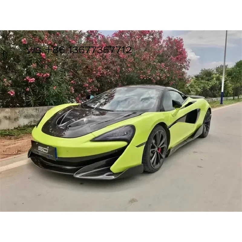 

For 540C 570S 570GT P1 Style Dry Carbon Fiber Engine Hood Body Kit Front Rear Bumper Side Skirts