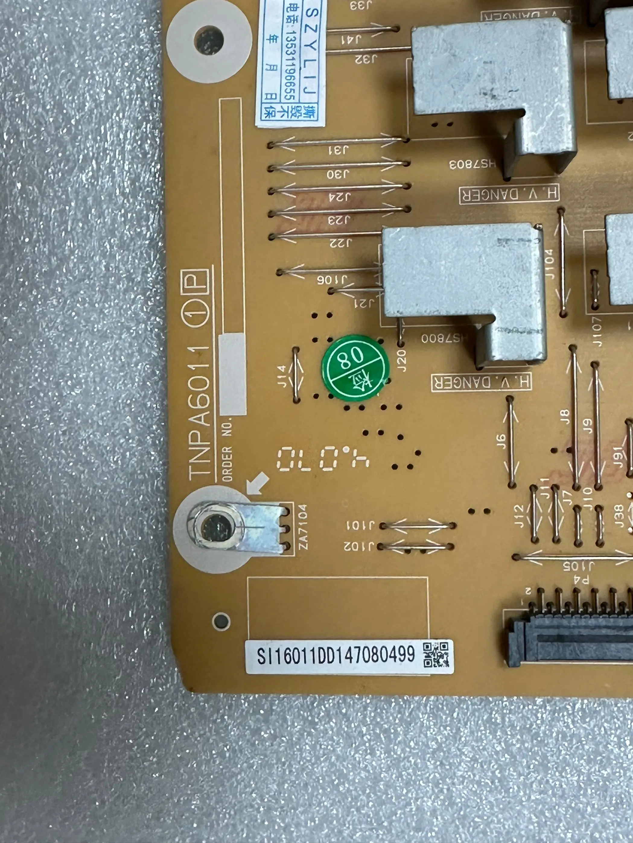 Original TH-50AS670C power supply board TNPA6011 1P