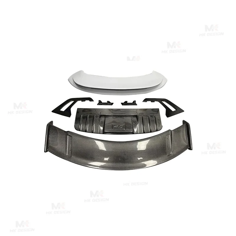 Race-Stream Carbon Large Spoiler Factory-Lock Fit Body Kit Lightweight Upgrade Part