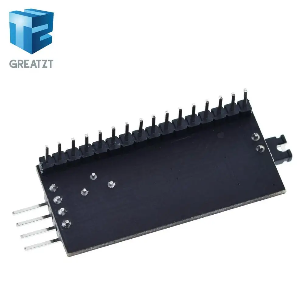 GREATZT  IIC I2C TWI SPI Serial Interface Board Port For Arduino 1602 2004 LCD LCD1602 Adapter Plate LCD Adapter Converter Modul