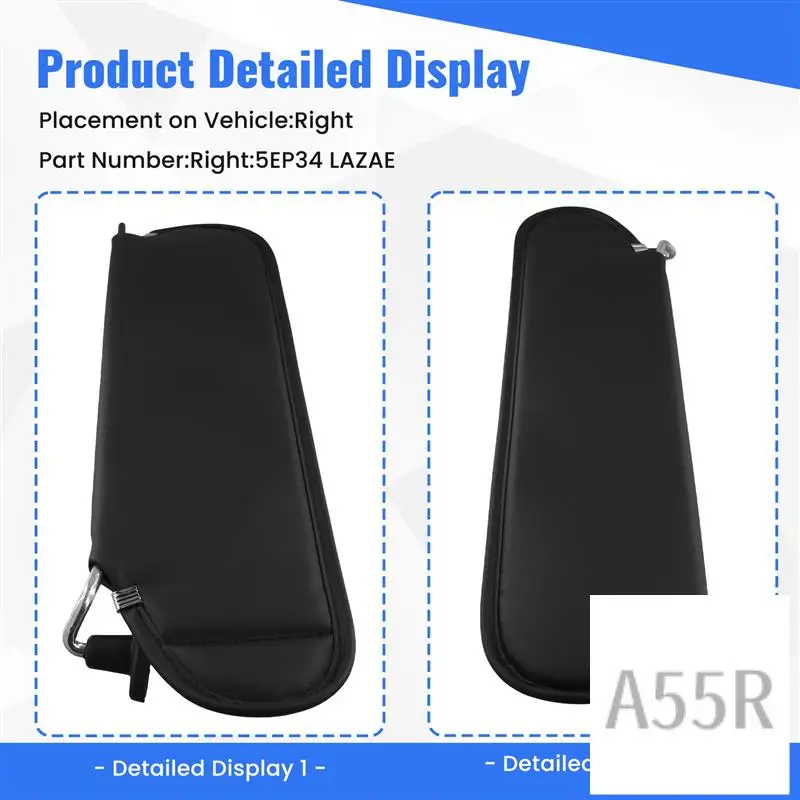 

5R-Car Front Sun Visor Sunshade For Jeep Wrangler TJ 1997-2002