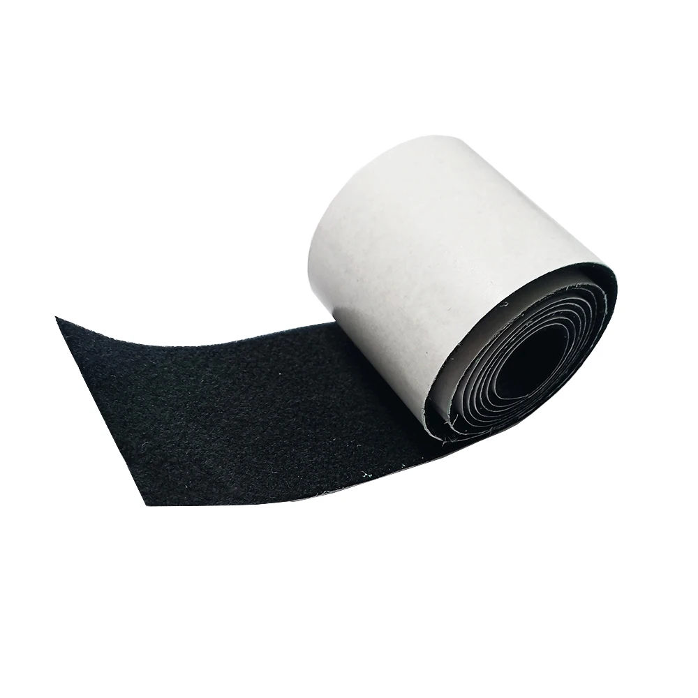 1m/roll Black Fabric Felt With Self-adhesive Glue for Car Wrap Scraper 4.8cm Width Felt Standby Replacement Spare Parts