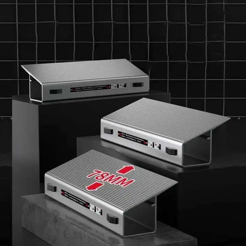 Legering telescopische trapladder Multifunctionele heftechniektrap Verdikte visgraatladders Vouwtrap