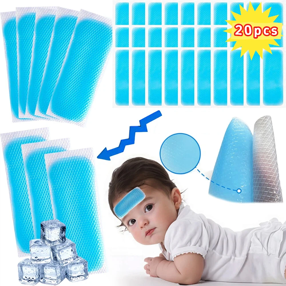 20 Cooling and Fever-Reducing Patches to Relieve Discomfort; Suitable for Adults